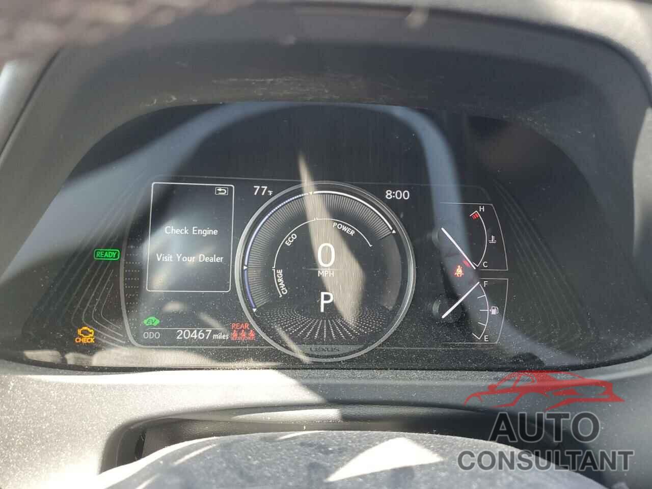 LEXUS UX 250H 2021 - JTHP9JBH0M2049768