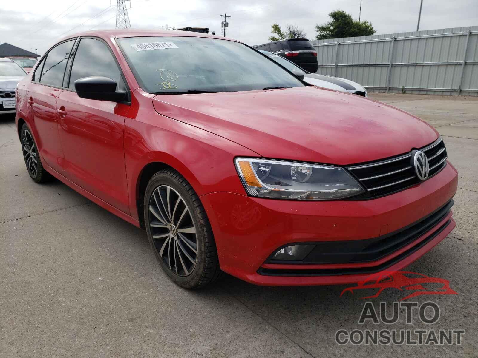 VOLKSWAGEN JETTA 2016 - 3VWB17AJ7GM279005