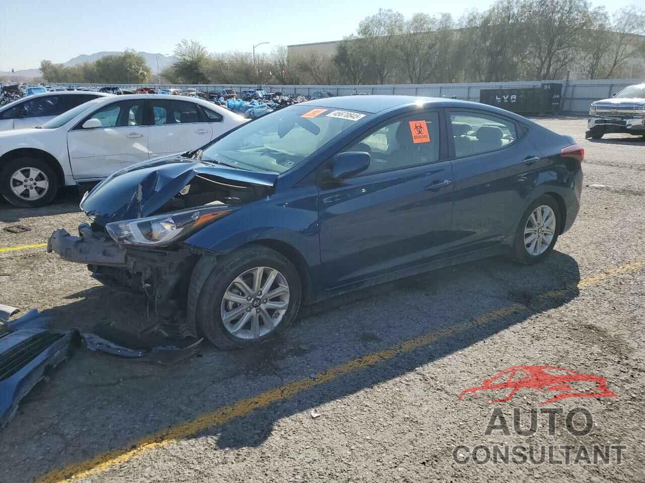 HYUNDAI ELANTRA 2014 - KMHDH4AE8EU176060