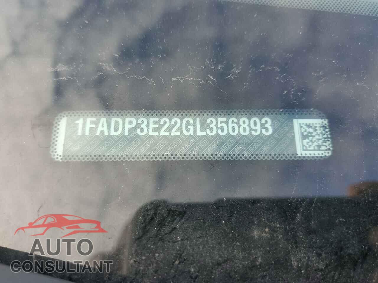 FORD FOCUS 2016 - 1FADP3E22GL356893