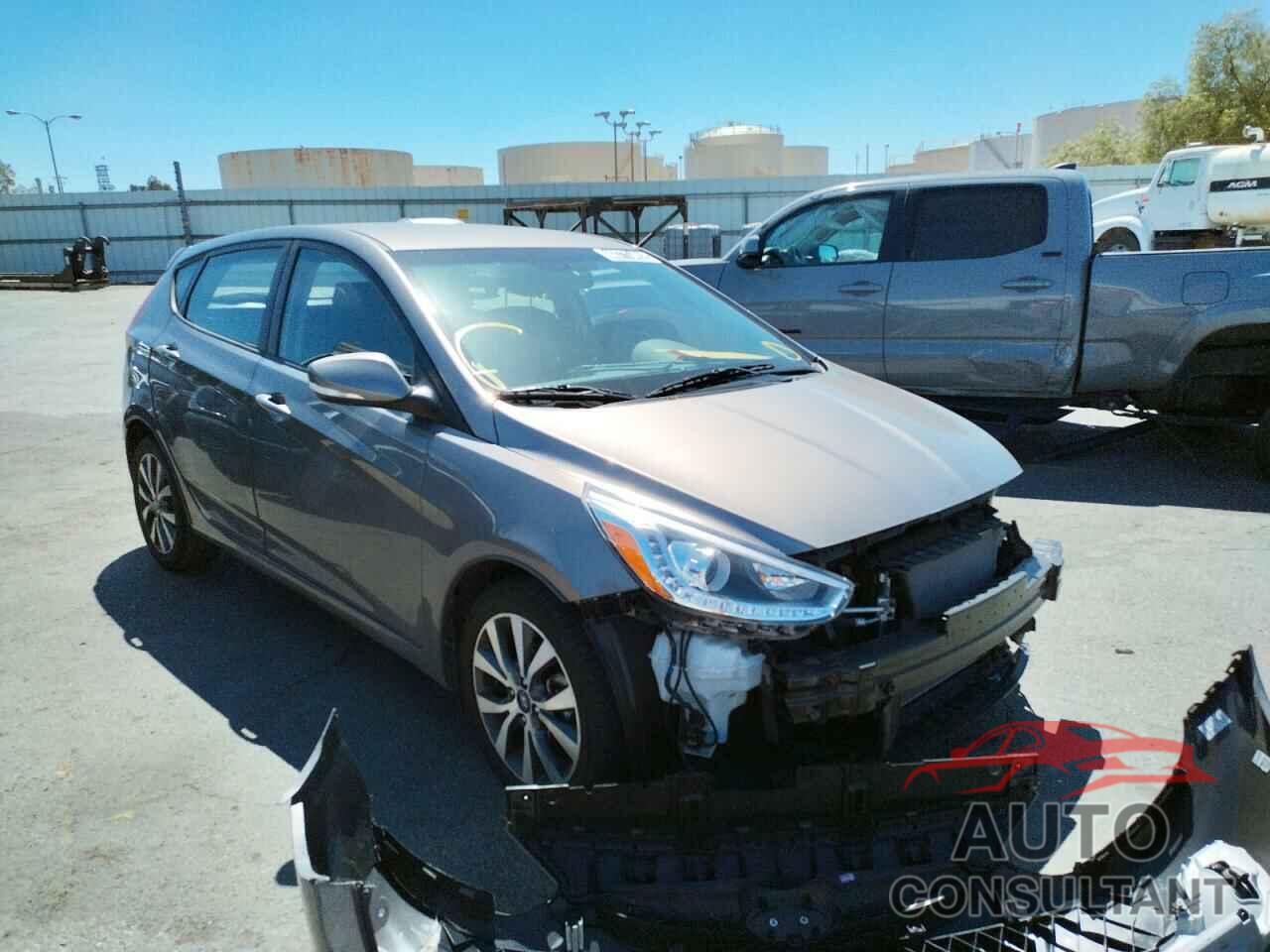 HYUNDAI ACCENT 2017 - KMHCU5AE9HU357427