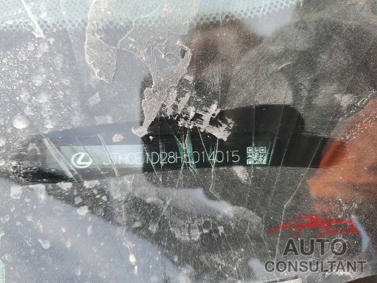 LEXUS IS 2017 - JTHCE1D28H5014015