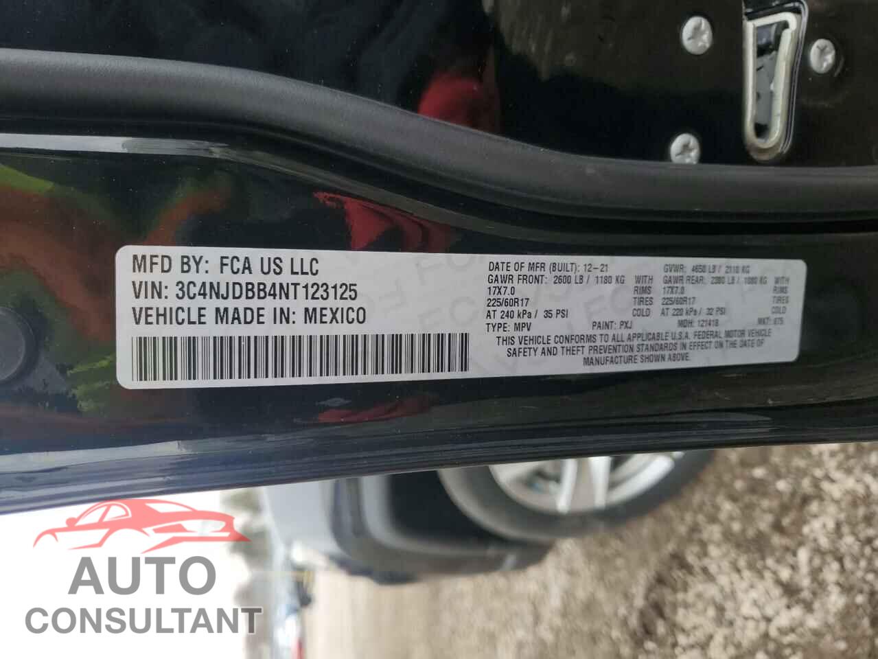 JEEP COMPASS 2022 - 3C4NJDBB4NT123125