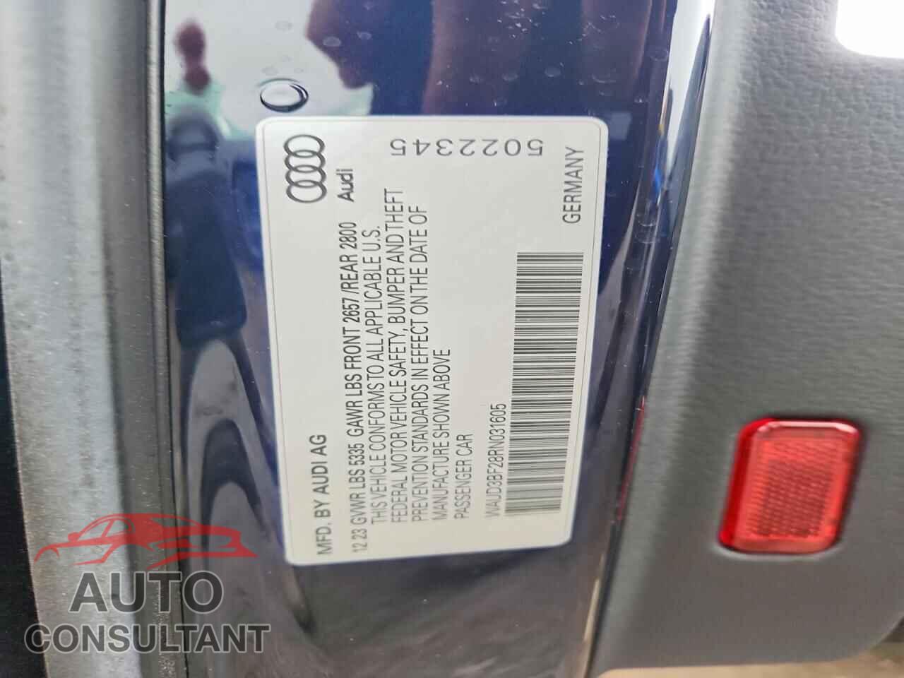 AUDI A6 2024 - WAUD3BF28RN031605