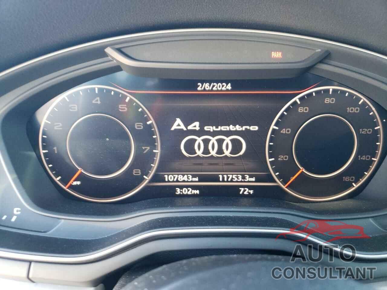 AUDI A4 2017 - WAUPNAF45HN066913