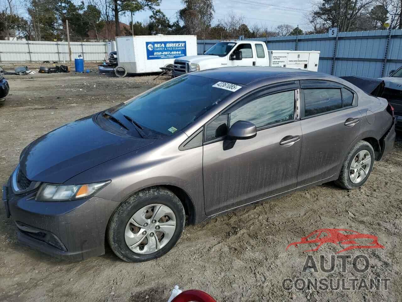 HONDA CIVIC 2013 - 19XFB2F50DE292314