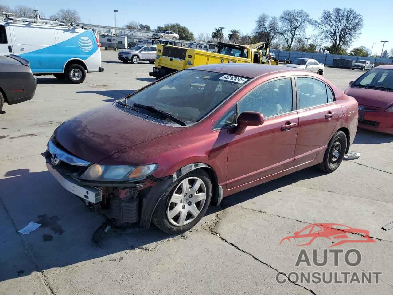 HONDA CIVIC 2009 - 19XFA16569E018751