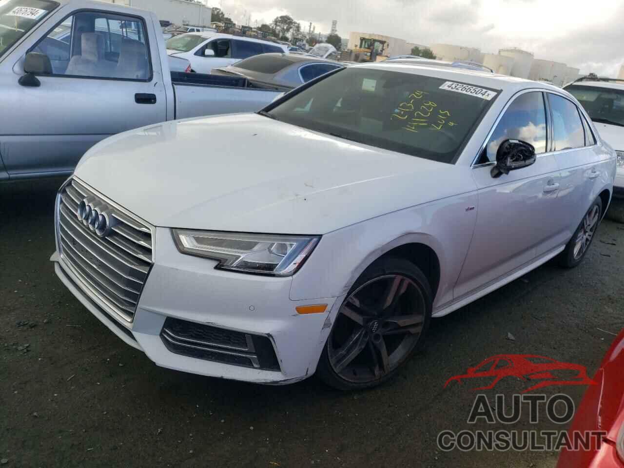 AUDI A4 2017 - WAULMAF44HA157745