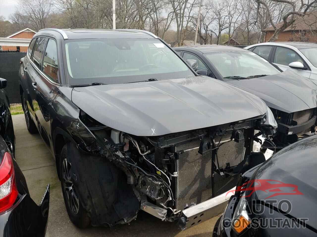 TOYOTA HIGHLANDER 2021 - 5TDGZRBH6MS537342