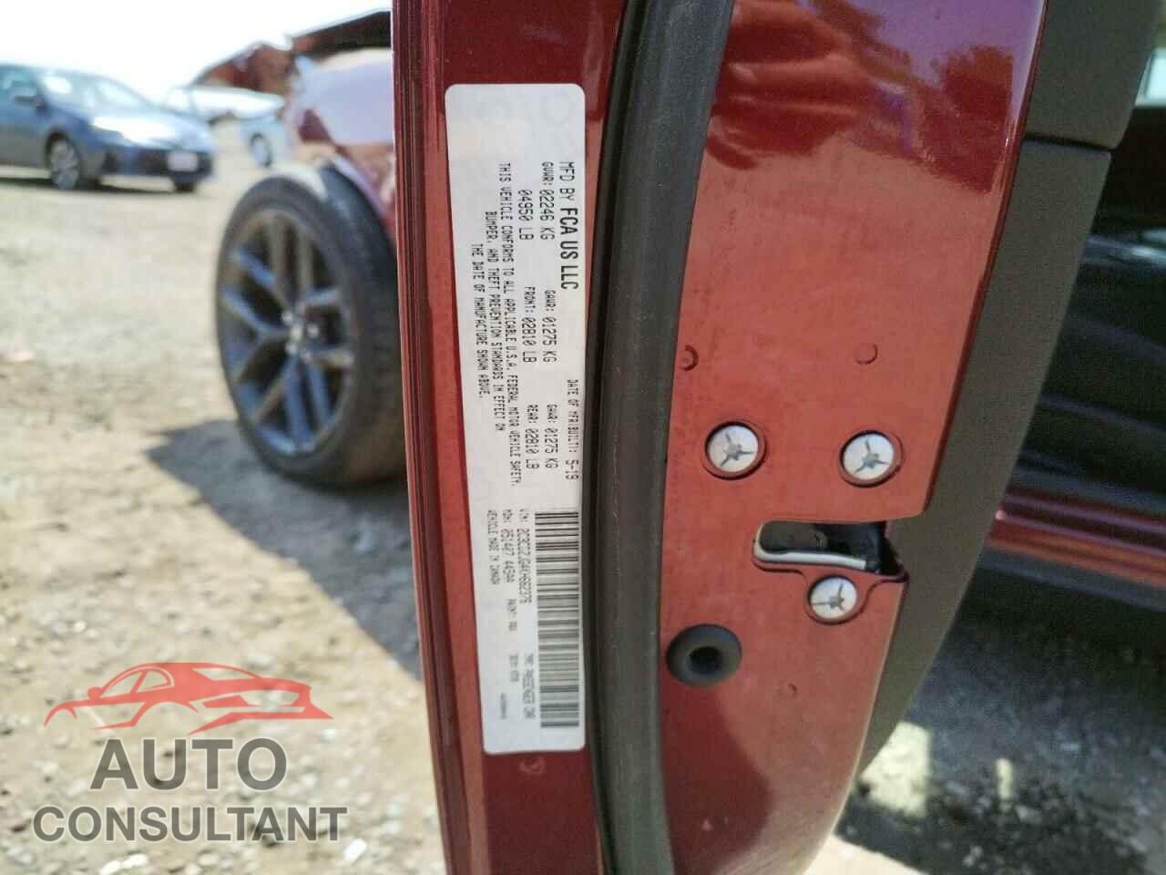 DODGE CHALLENGER 2019 - 2C3CDZJG4KH662376
