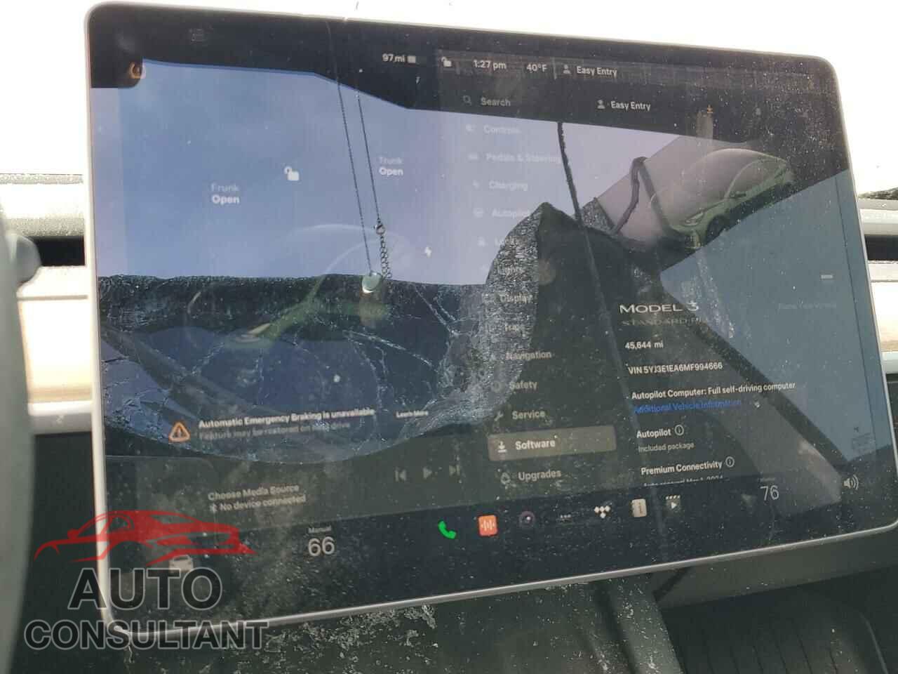 TESLA MODEL 3 2021 - 5YJ3E1EA6MF994666