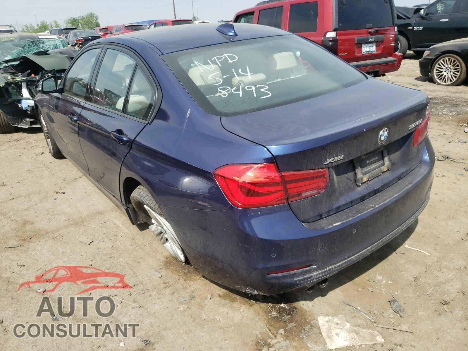 BMW 3 SERIES 2016 - WBA8E3G5XGNU38493