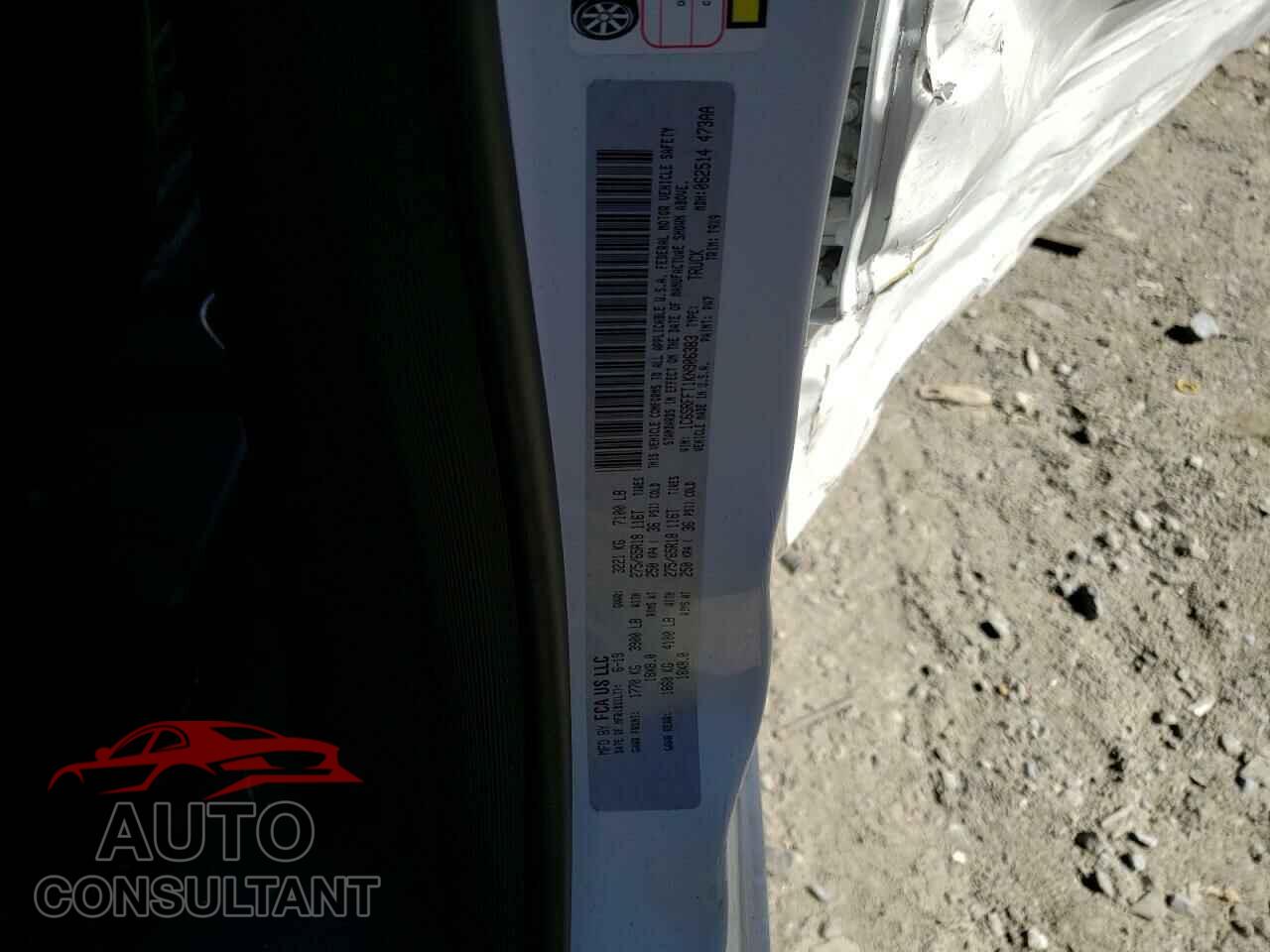RAM 1500 2019 - 1C6SRFFT1KN906383