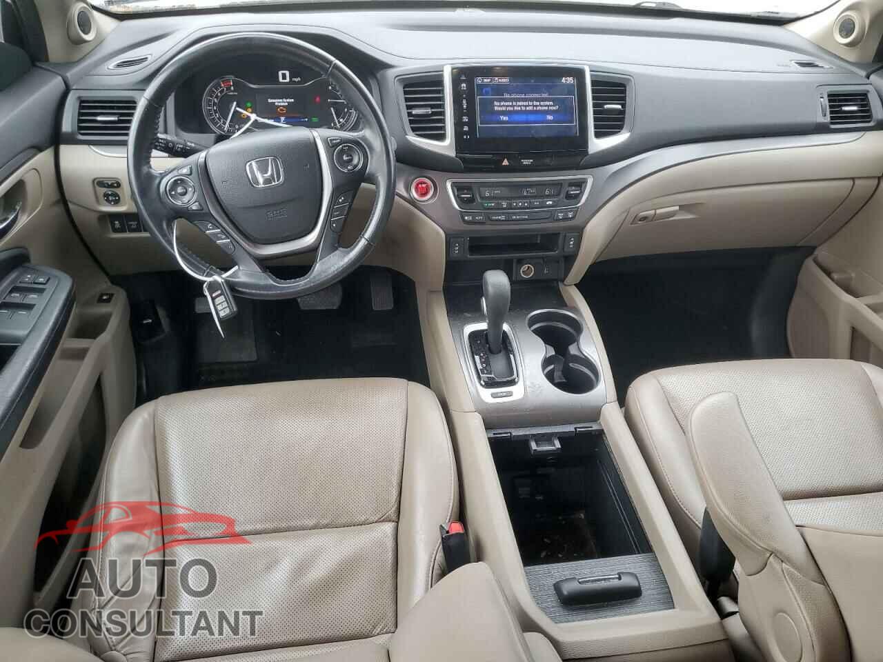 HONDA RIDGELINE 2017 - 5FPYK2F69HB007196