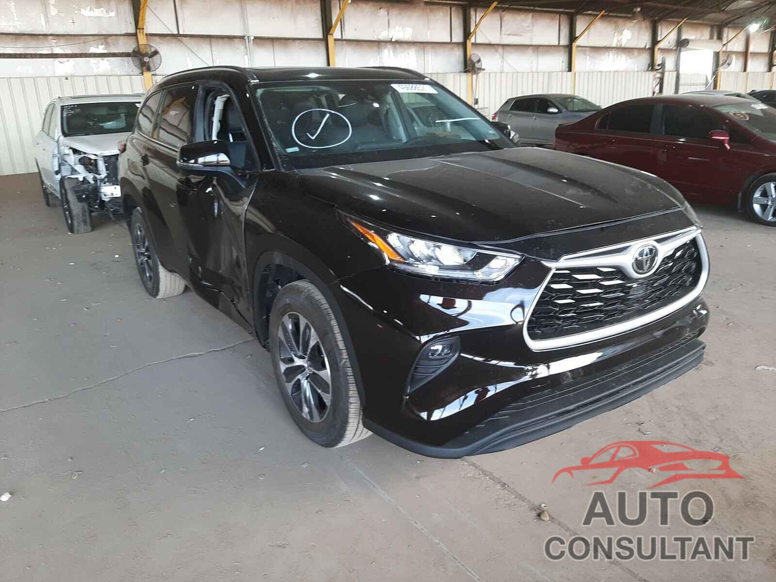 TOYOTA HIGHLANDER 2021 - 5TDGZRAH7MS055822
