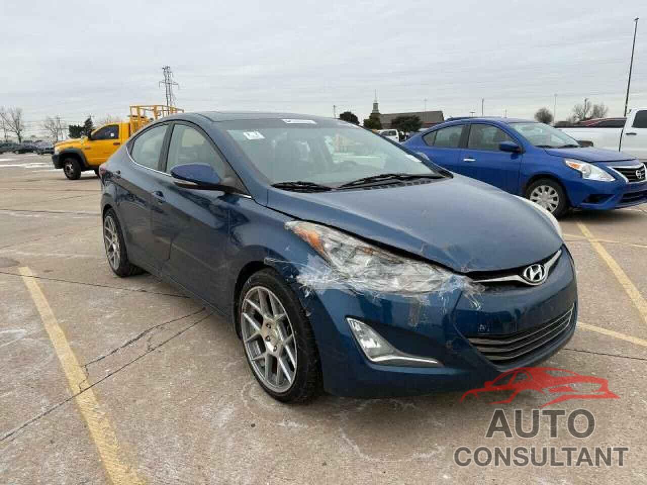 HYUNDAI ELANTRA 2014 - KMHDH4AH3EU082064