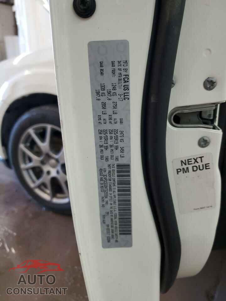 DODGE JOURNEY 2017 - 3C4PDCEG9HT625554