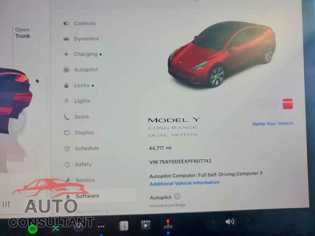 TESLA MODEL Y 2023 - 7SAYGDEEXPF607743
