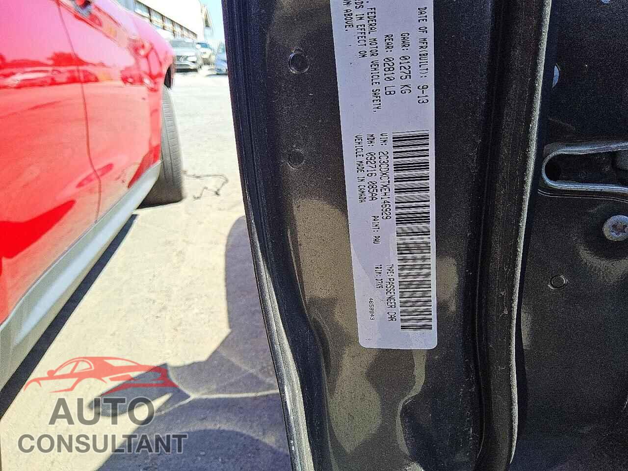 DODGE CHARGER 2014 - 2C3CDXCTXEH146929