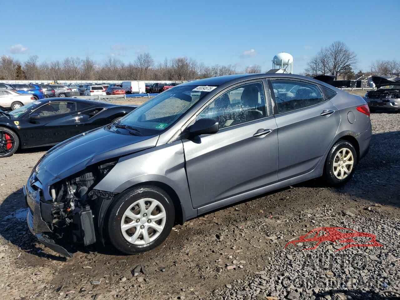 HYUNDAI ACCENT 2012 - KMHCT4AEXCU201094