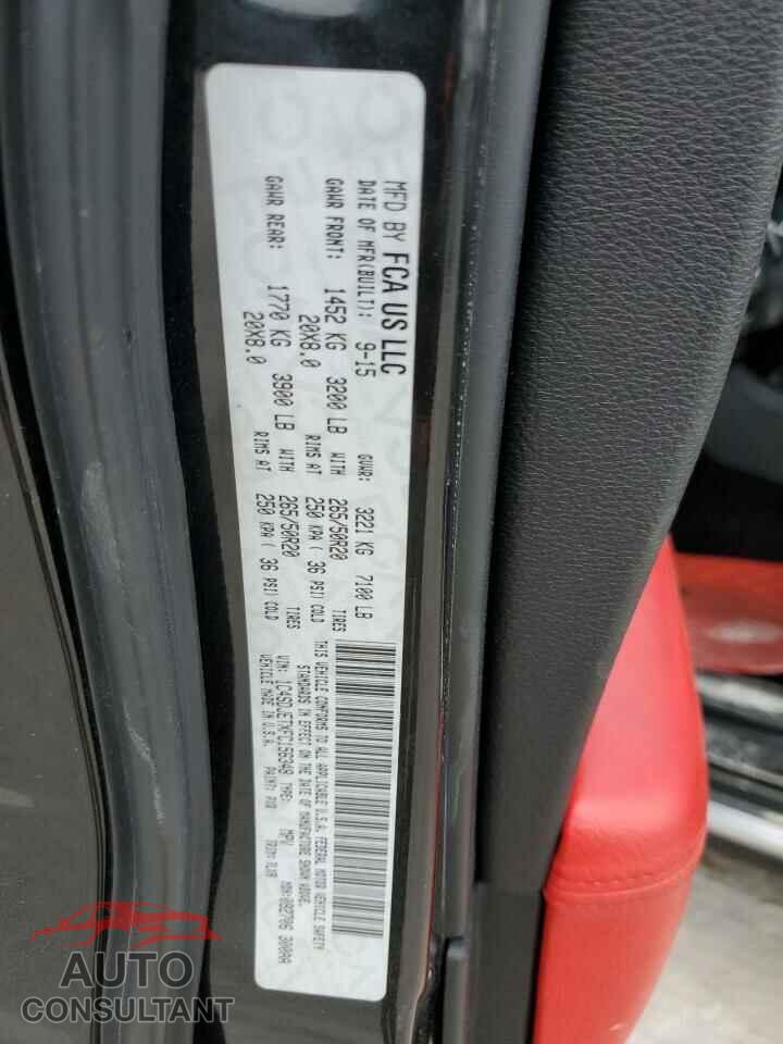 DODGE DURANGO 2015 - 1C4SDJETXFC156348