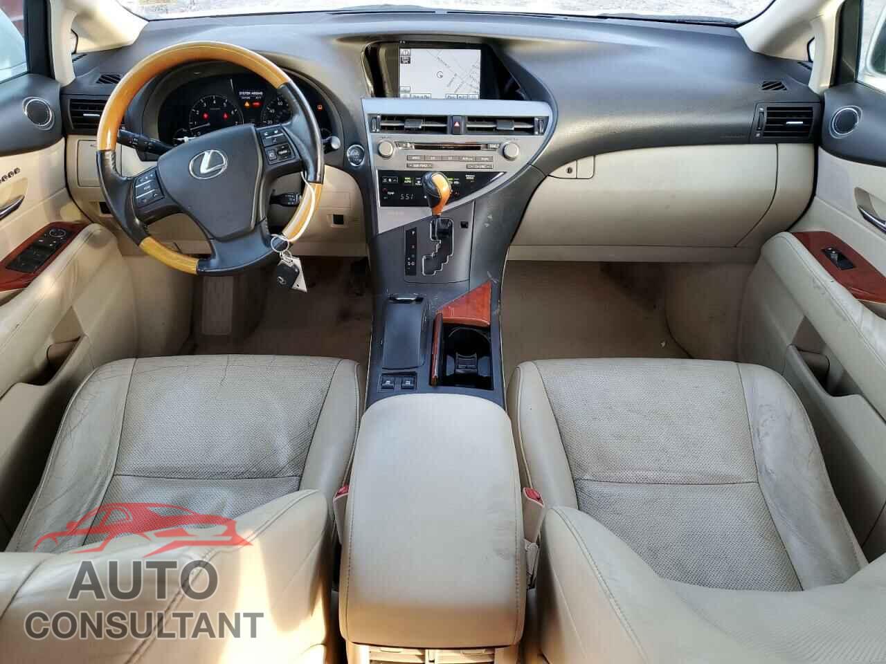 LEXUS RX350 2012 - 2T2BK1BA5CC121241