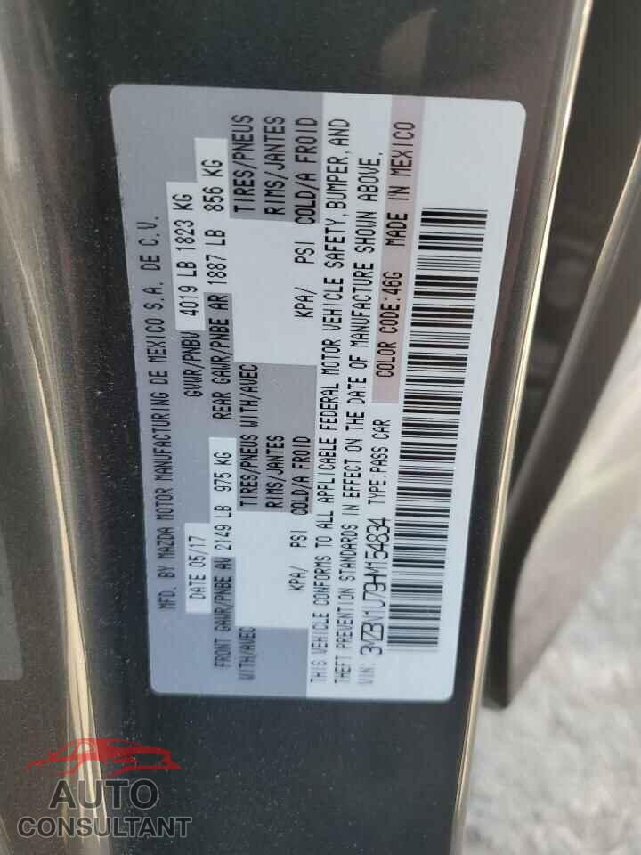 MAZDA 3 2017 - 3MZBN1U79HM154834