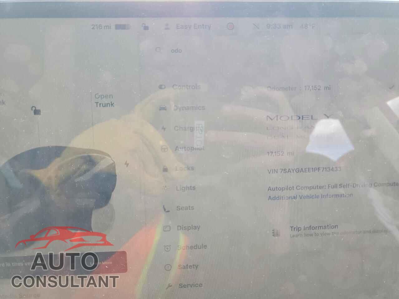 TESLA MODEL Y 2023 - 7SAYGAEE1PF713433