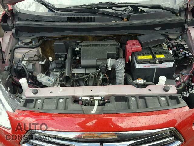 MITSUBISHI MIRAGE 2017 - ML32F4FJ6HHF07728