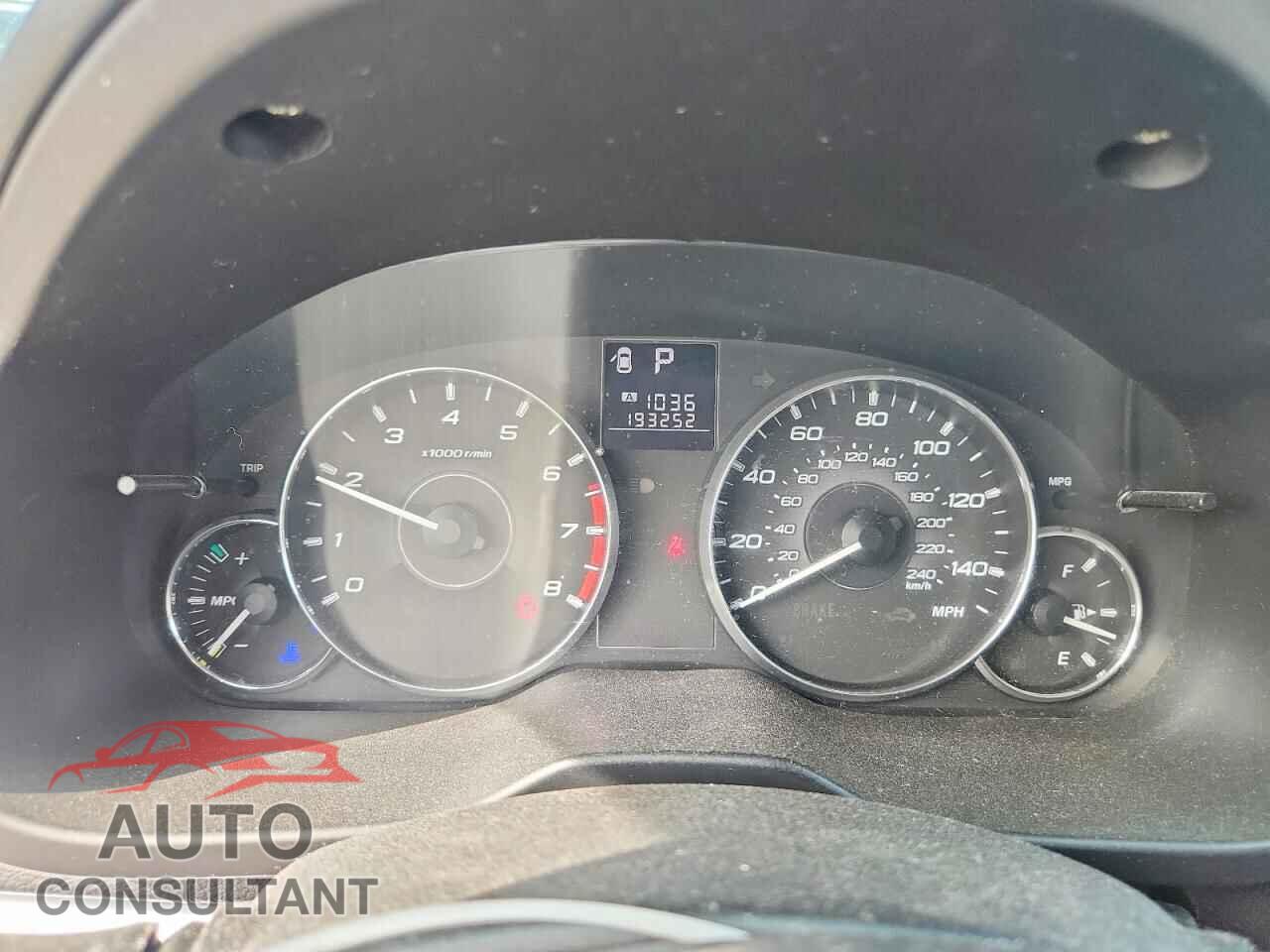 SUBARU OUTBACK 2011 - 4S4BRBCC0B3425683