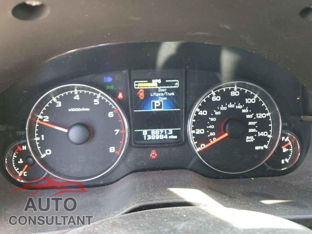 SUBARU OUTBACK 2013 - 4S4BRBJC8D3324042