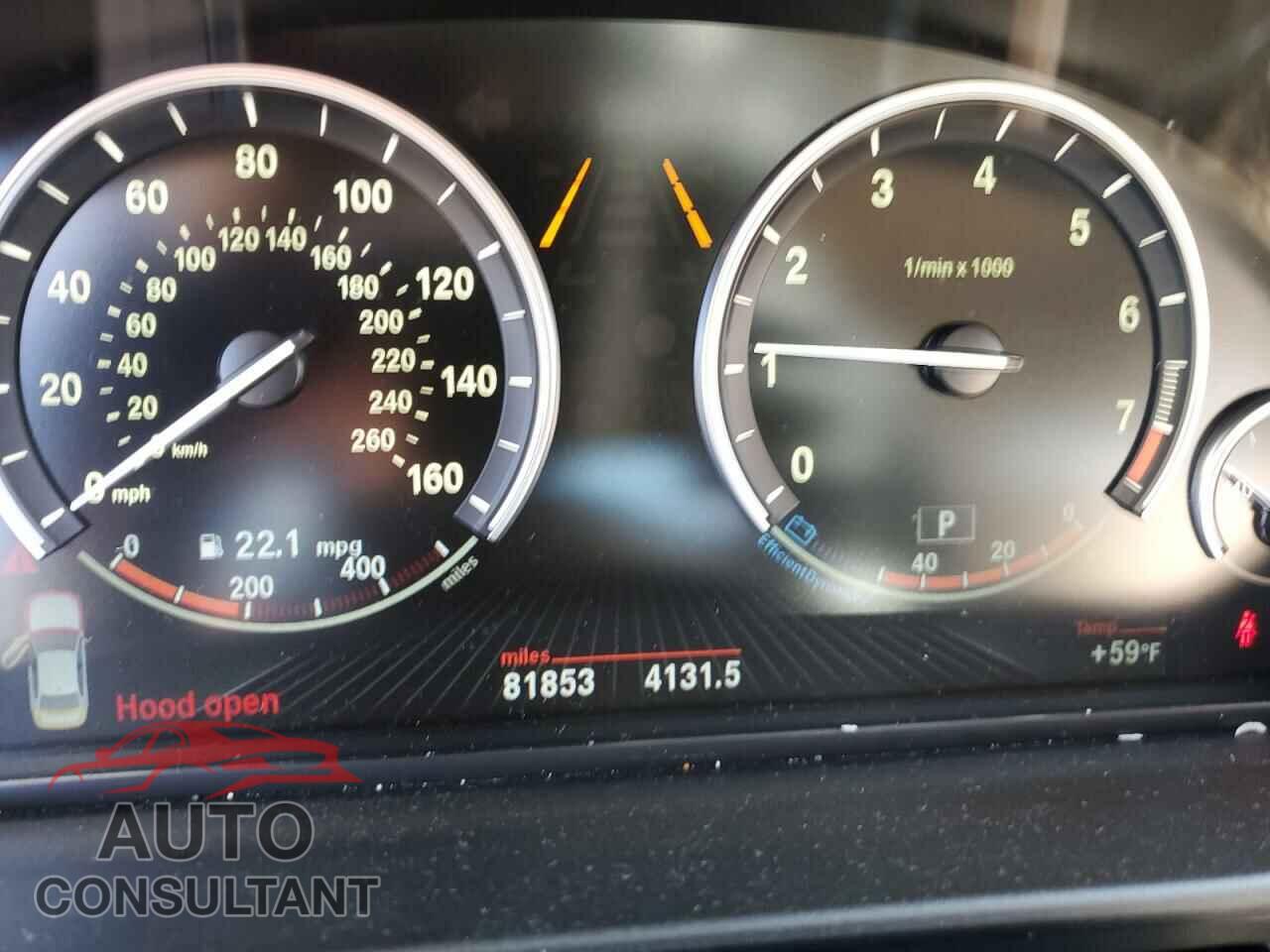 BMW 5 SERIES 2016 - WBA5A5C52GG350400