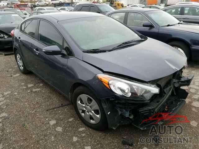 KIA FORTE 2015 - KNAFX4A64F5372370