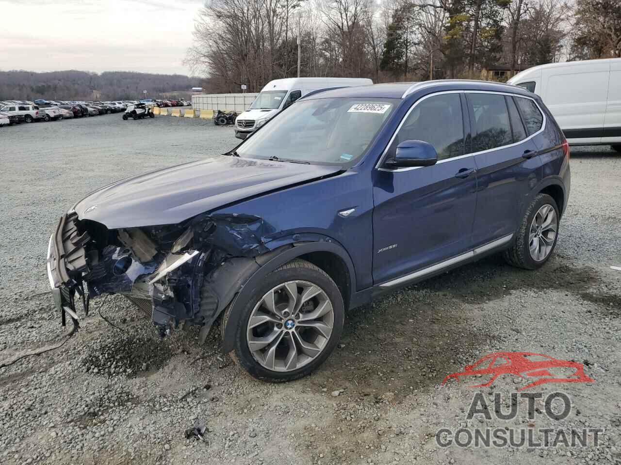 BMW X3 2017 - 5UXWX9C38H0T20211