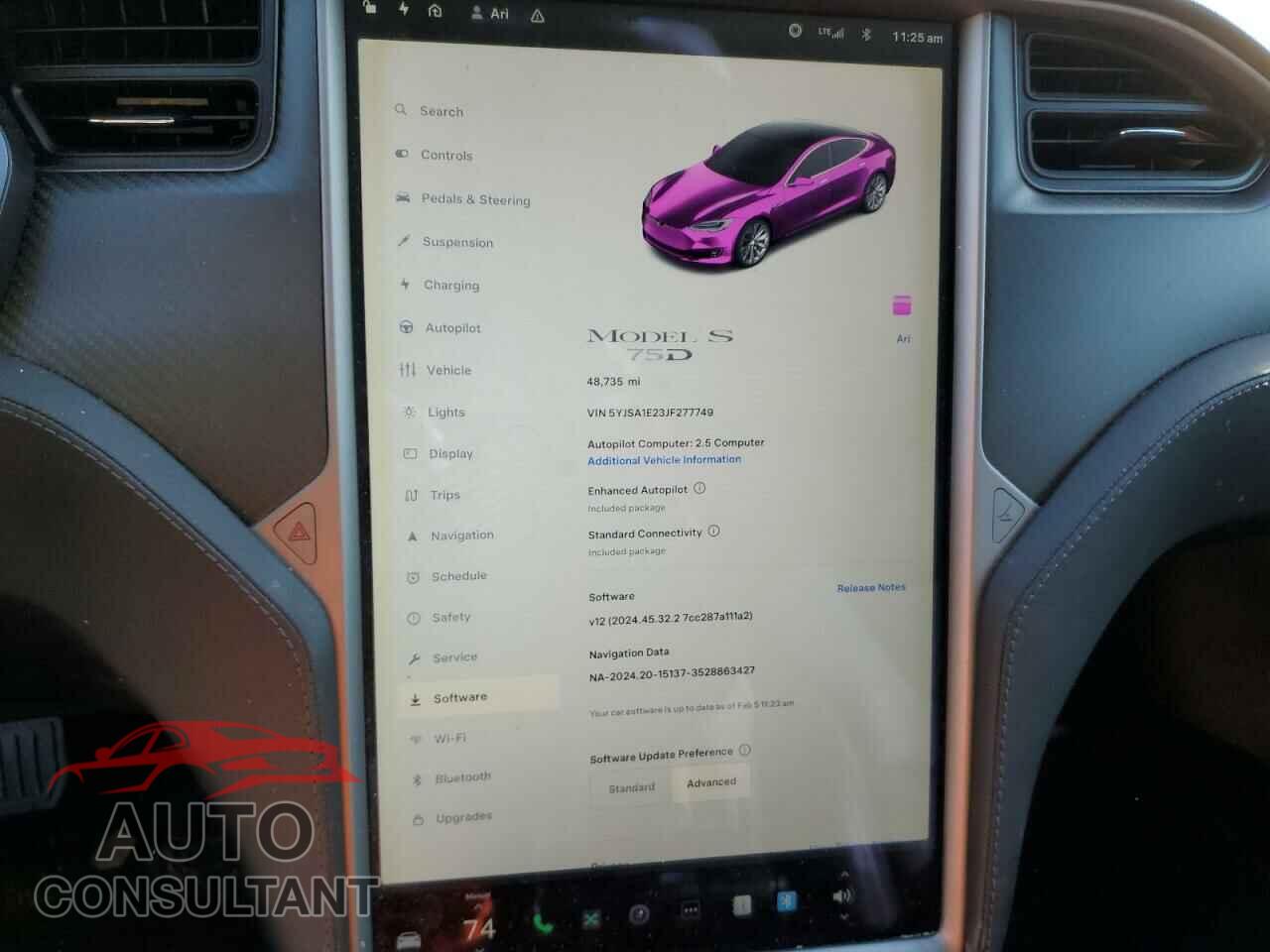 TESLA MODEL S 2018 - 5YJSA1E23JF277749