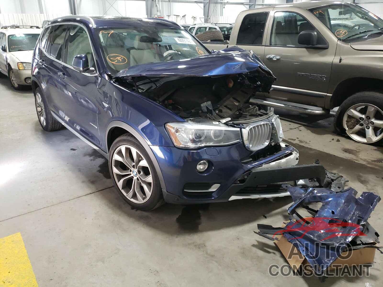 BMW X3 2016 - 5UXWX9C54G0D89853