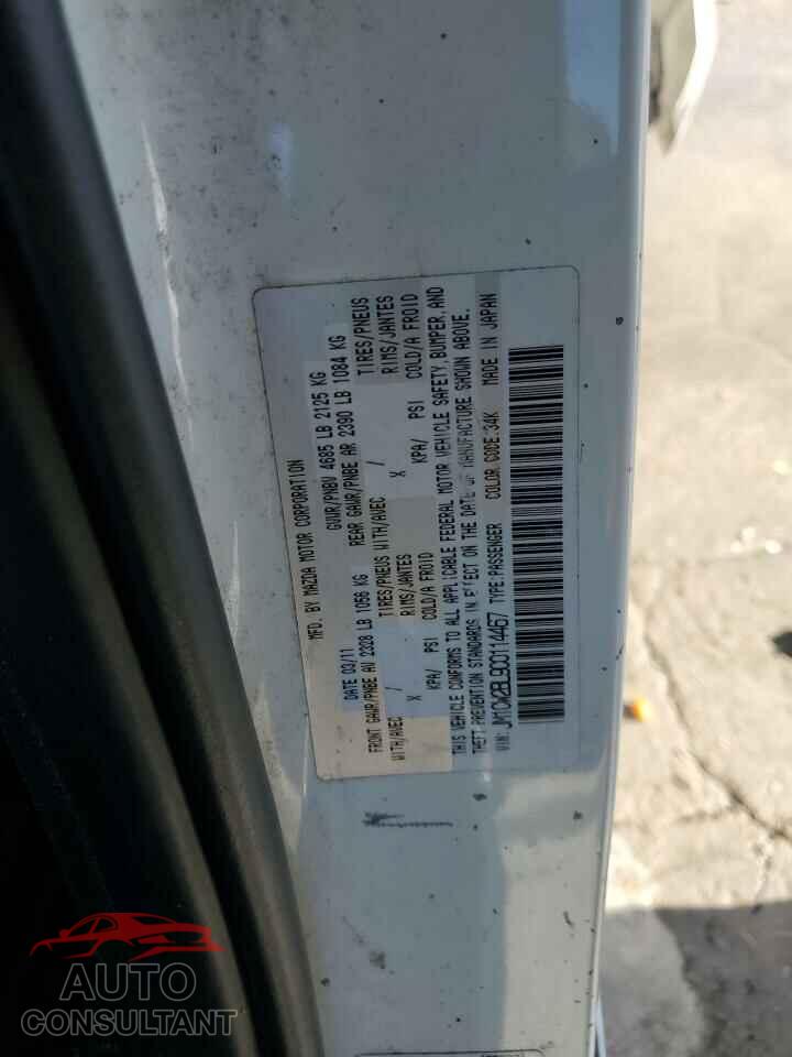 MAZDA 5 2012 - JM1CW2BL9C0114467