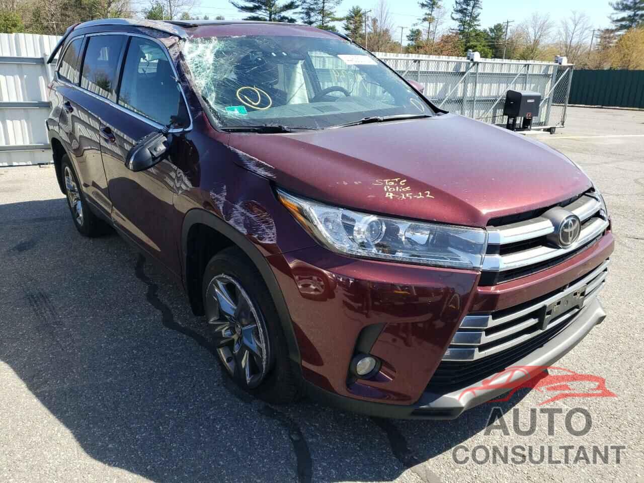 TOYOTA HIGHLANDER 2017 - 5TDDZRFH6HS410173