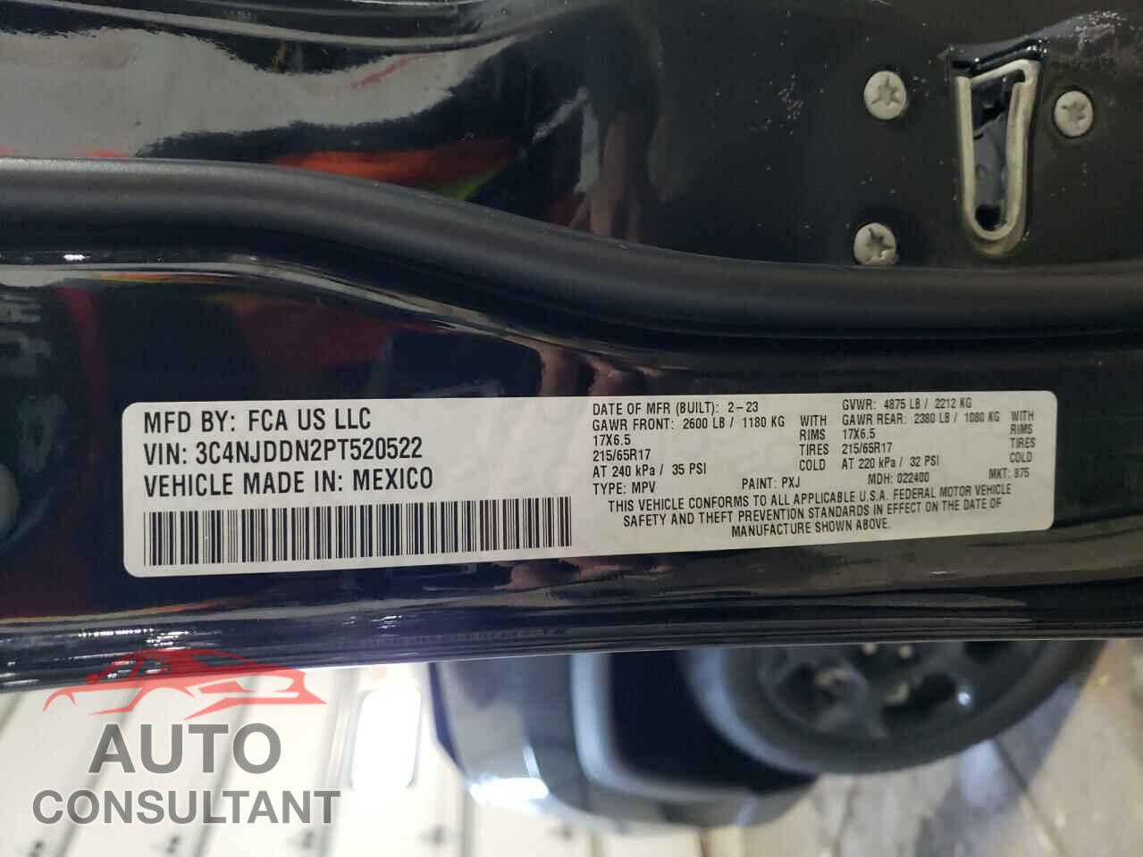JEEP COMPASS 2023 - 3C4NJDDN2PT520522