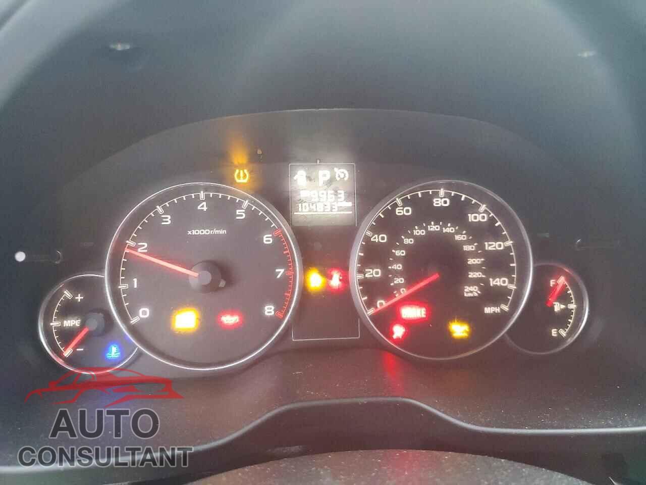 SUBARU OUTBACK 2013 - 4S4BRBCC4D3313665