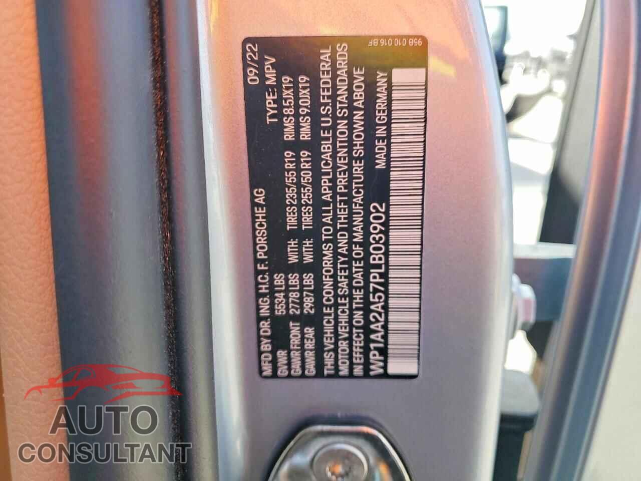 PORSCHE MACAN 2023 - WP1AA2A57PLB03902