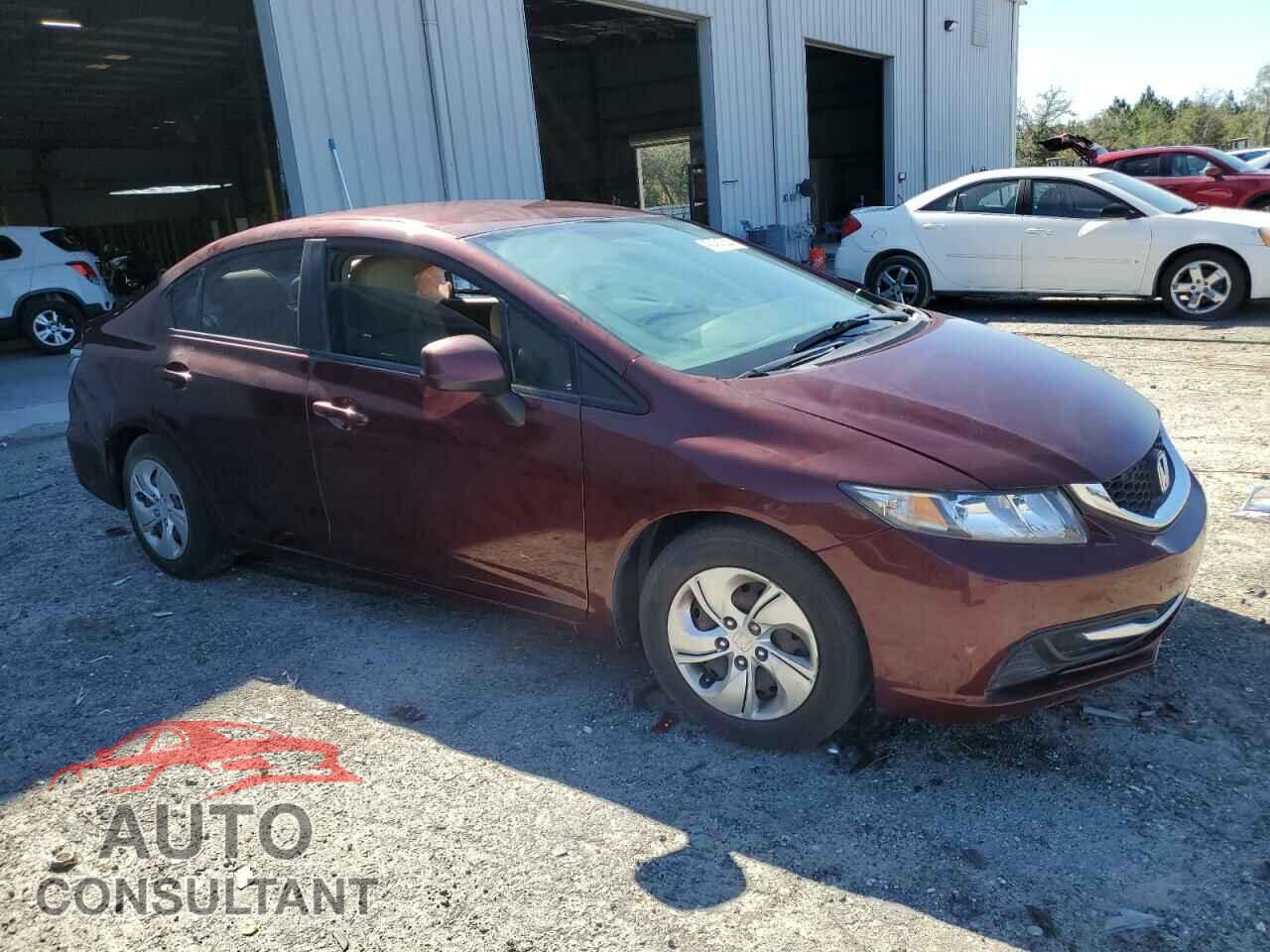 HONDA CIVIC 2013 - 19XFB2F50DE043544