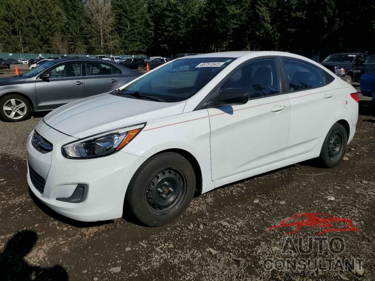 HYUNDAI ACCENT 2017 - KMHCT4AE7HU216546