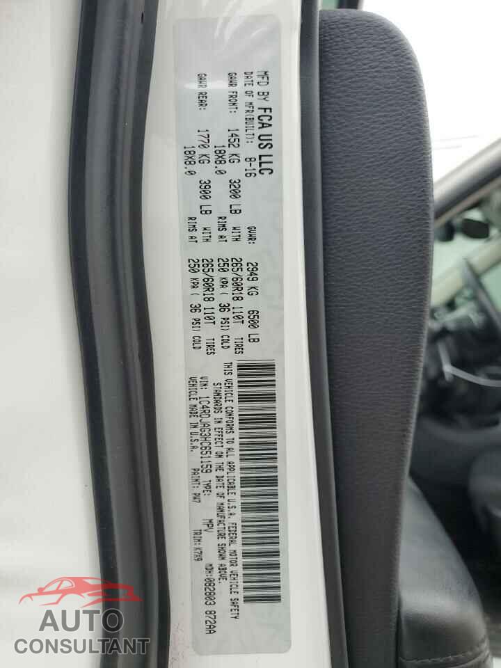 DODGE DURANGO 2017 - 1C4RDJAG3HC651159