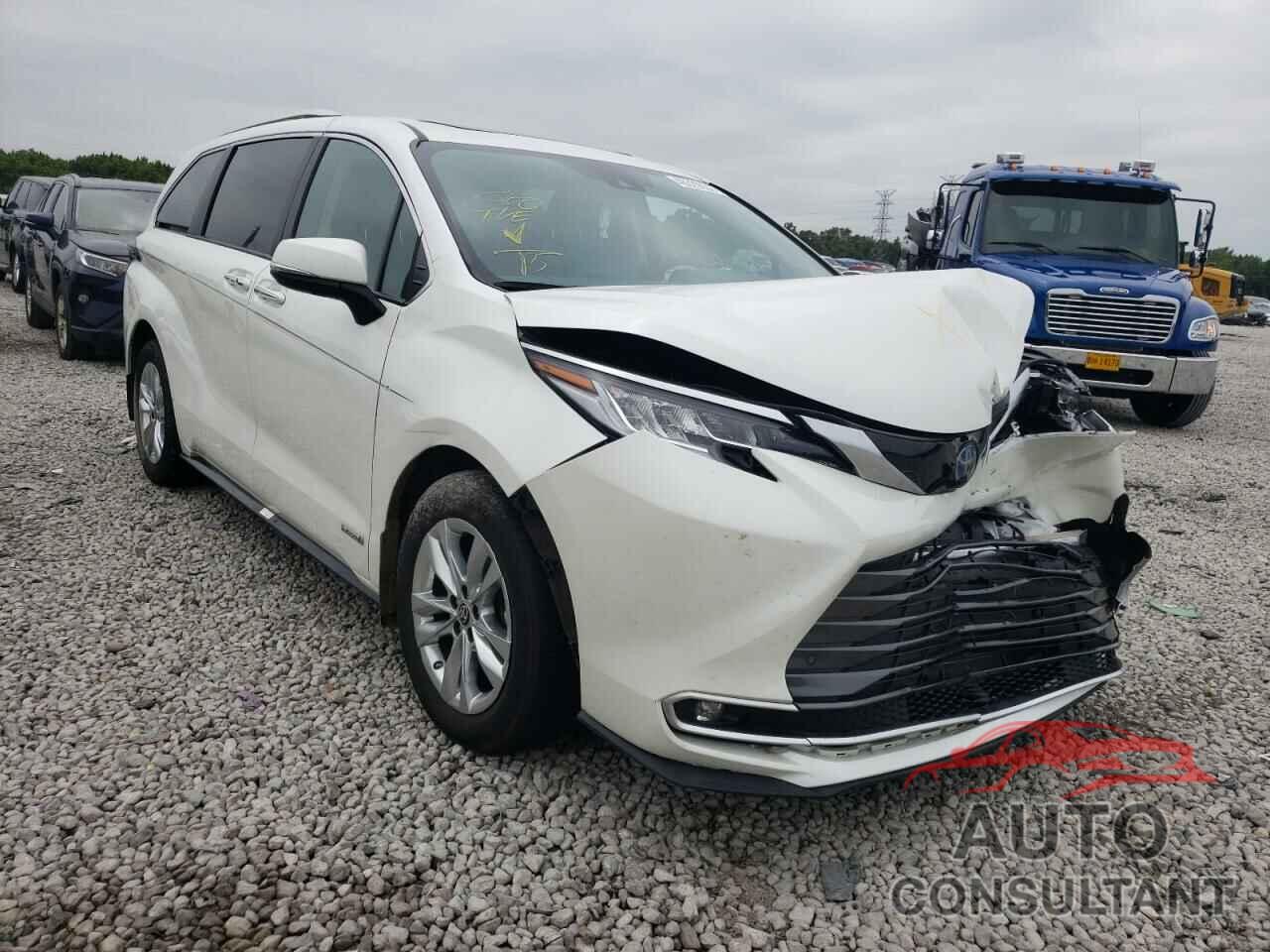 TOYOTA SIENNA 2021 - 5TDZRKEC8MS033987