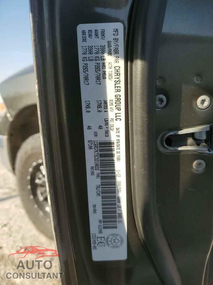 DODGE RAM 1500 2012 - 1C6RD7KT5CS210833