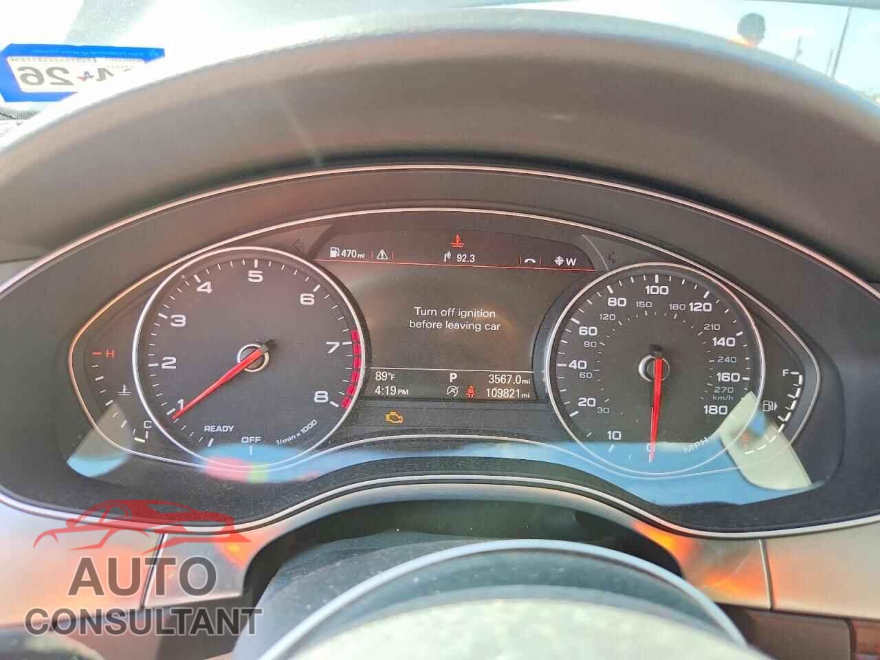 AUDI A6 2016 - WAUGFAFC1GN087597