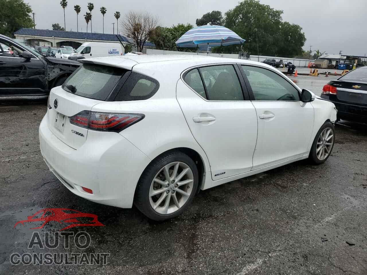 LEXUS CT 200 2012 - JTHKD5BH9C2080211