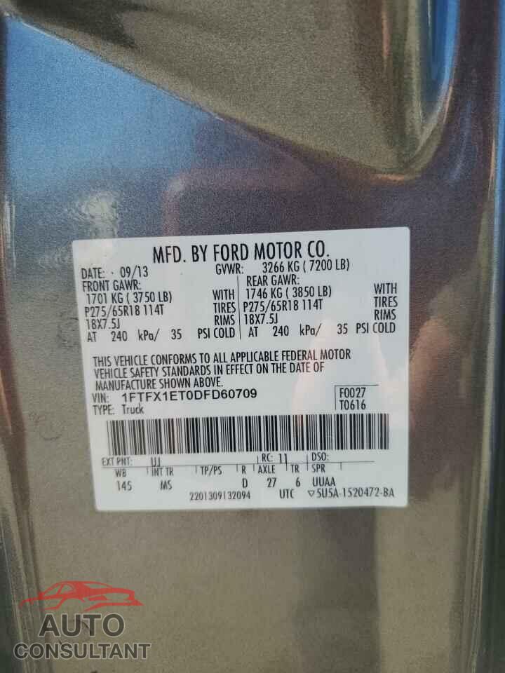 FORD F-150 2013 - 1FTFX1ET0DFD60709