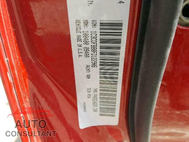 DODGE DART 2015 - 1C3CDFBB8FD122906